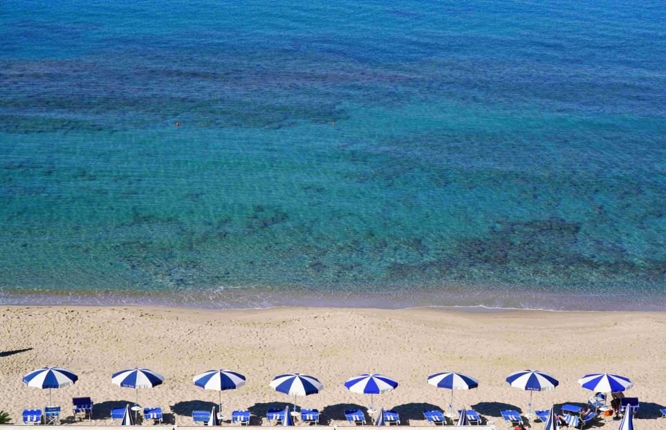 La spiaggia privata